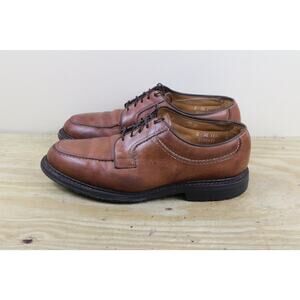 Allen Edmonds Shoes Mens 8 EEE Brown Leather Wilbert Oxfords Derby USA